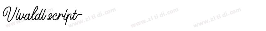 Vivaldi script字体转换